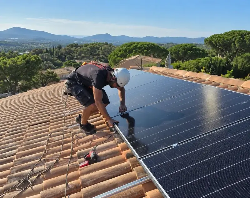 Installateur panneaux solaires Pont-Évêque — pose photovoltaïque sur toiture